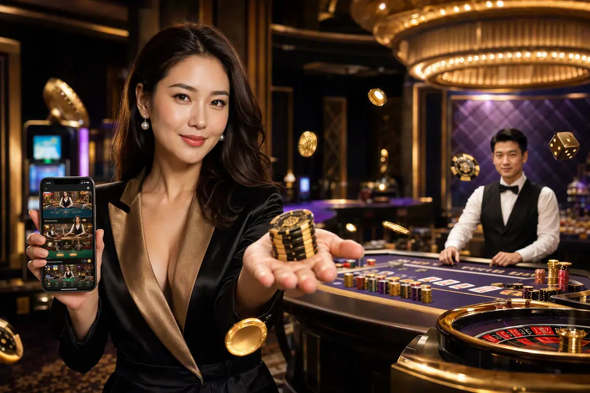 i1918 dealer live permainan Dragon Tiger berlangsung