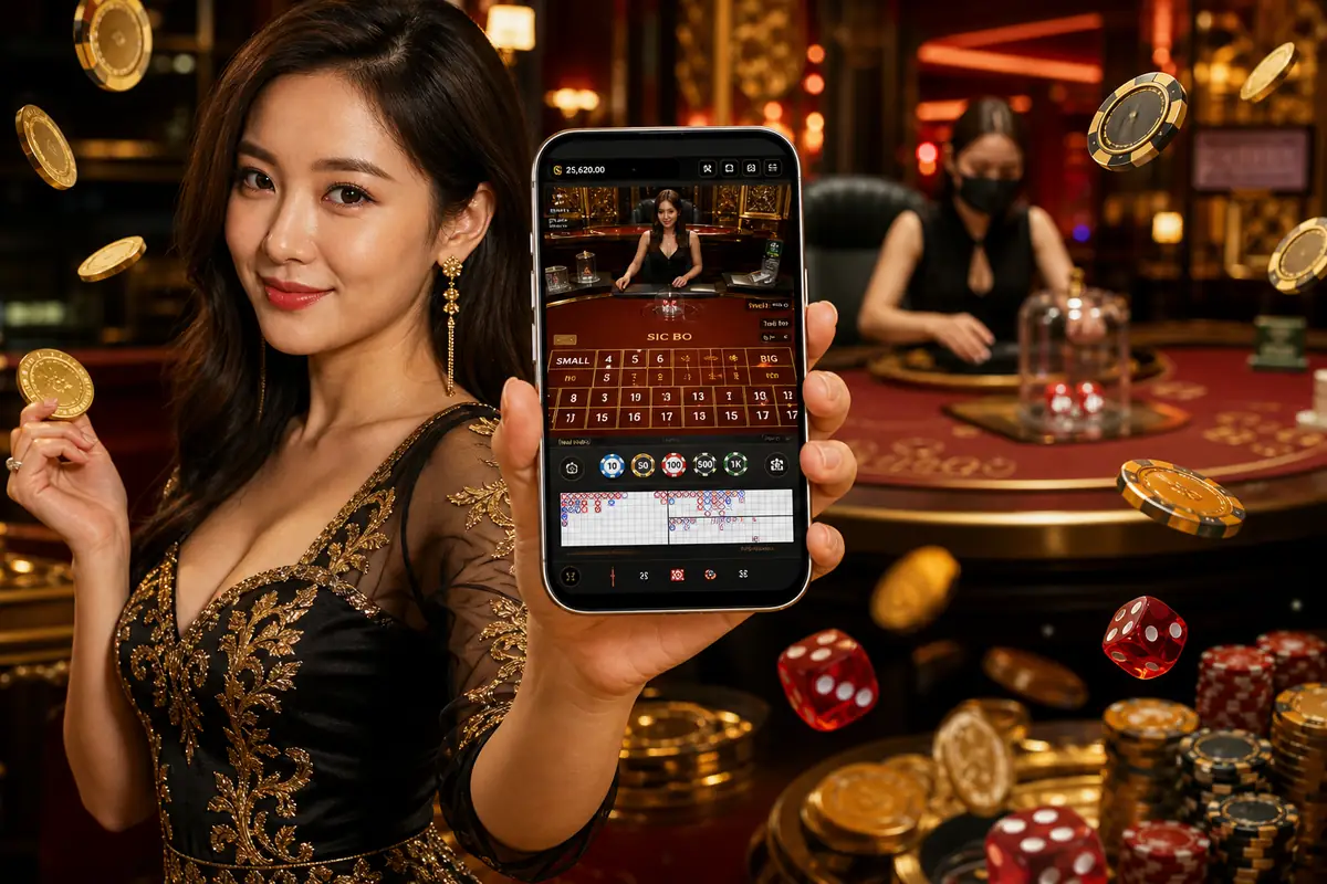 i1918 Casino dealer profesional meja blackjack